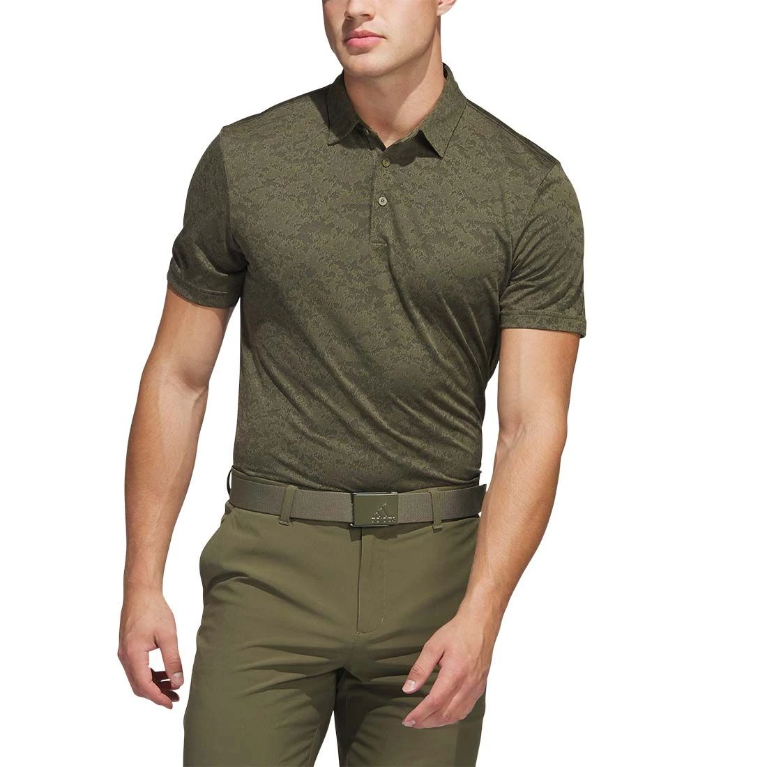 Adidas Textured Jacquard Polo