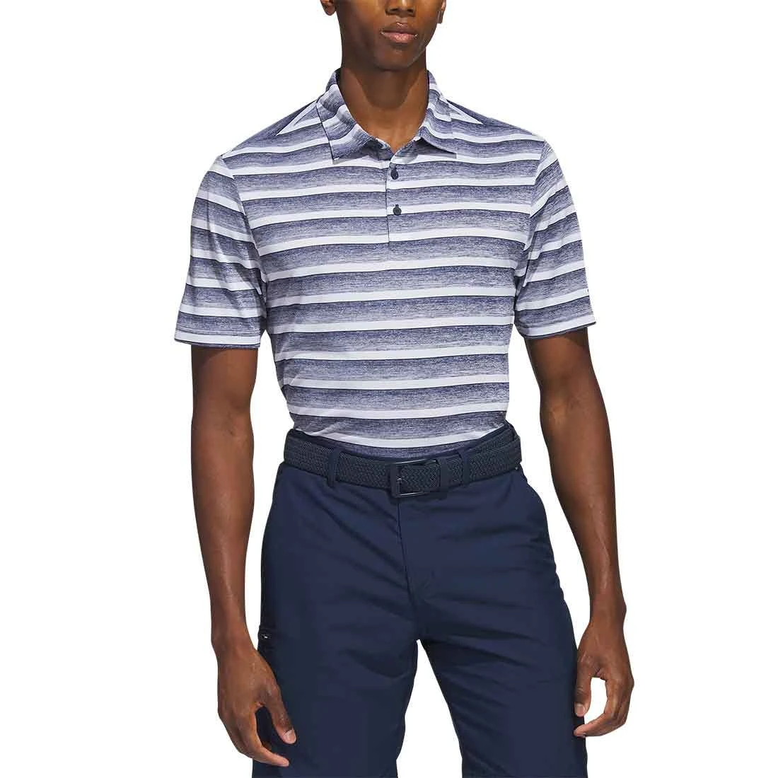 Adidas 2-Color Stripe Polo