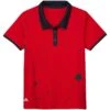 Adidas Girls Printed Short Sleeve Polo