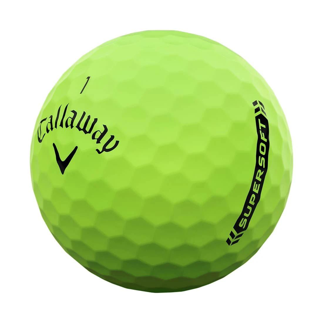 Callaway Supersoft Matte Green Personalized Golf Balls