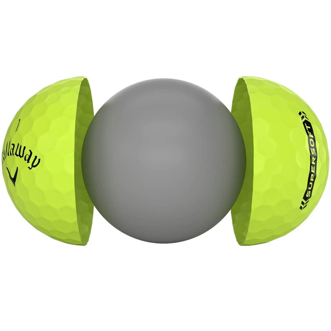 Callaway Supersoft Matte Green Personalized Golf Balls