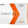 Callaway Supersoft Matte Orange Personalized Golf Balls