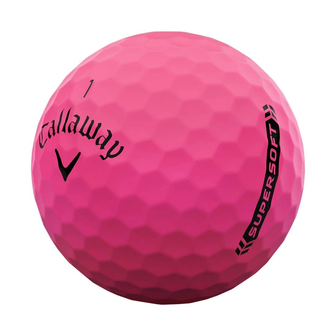 Callaway Supersoft Matte Pink Personalized Golf Balls