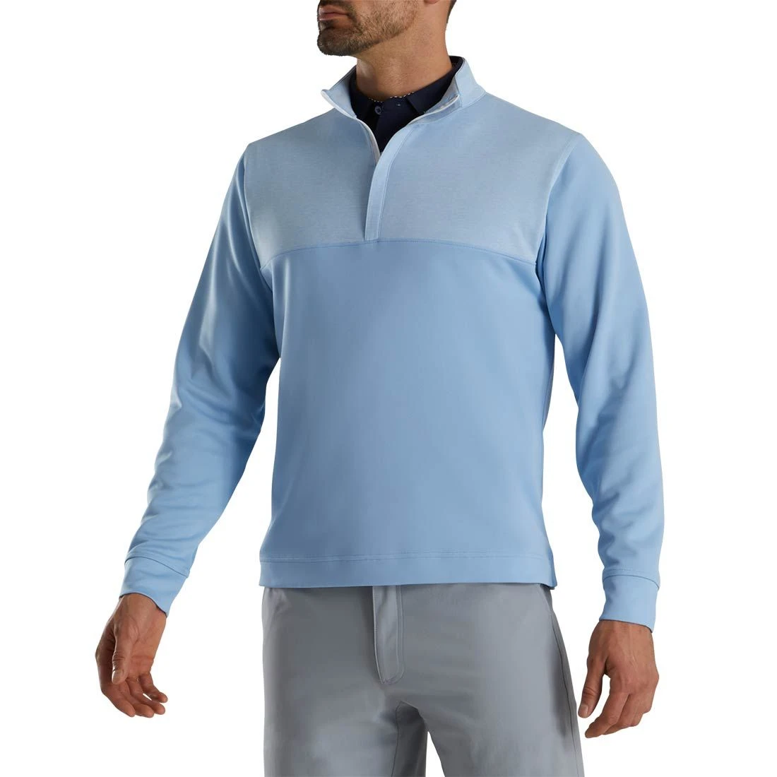 FootJoy Heather Yoke Half Zip Pullover