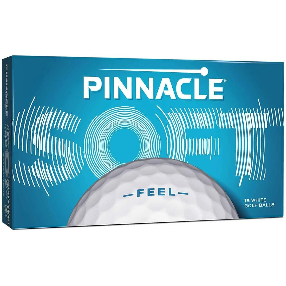 Pinnacle Soft 15-Pack White Personalized Golf Balls