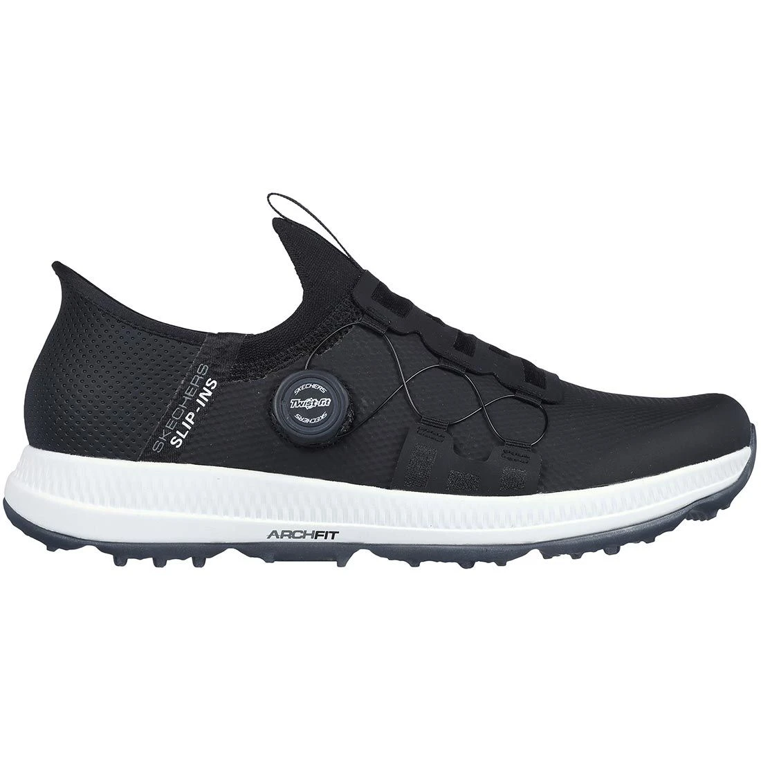 Skechers GO GOLF Elite 5 Slip 'In Golf Shoes Black/White