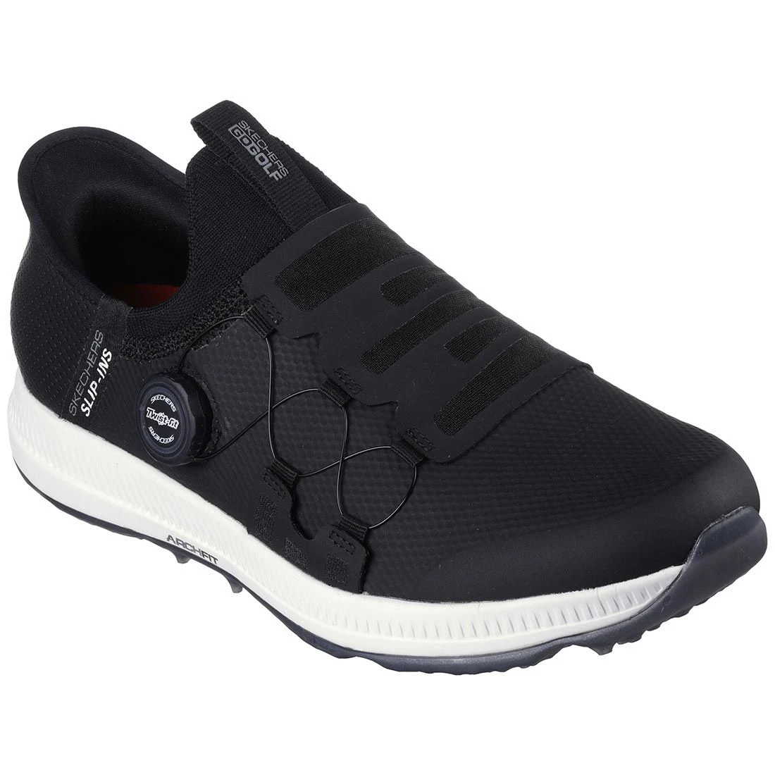 Skechers GO GOLF Elite 5 Slip 'In Golf Shoes Black/White