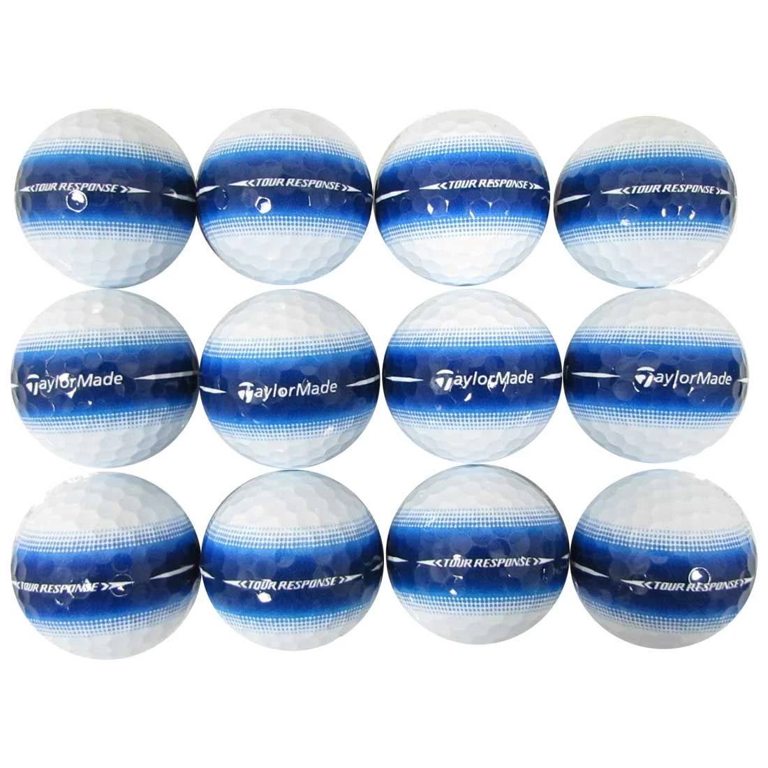 TaylorMade Tour Response Blue Stripe 12-Pack Bagged Golf Balls