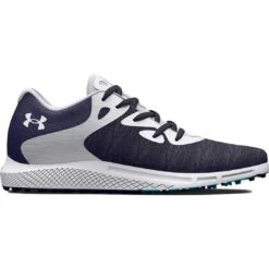 Under Armour Women's Charged Breathe 2 Knit SL Golf Shoes Navy/White