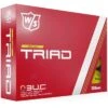 Wilson Staff Triad Yellow Personalized Golf Balls
